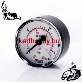 THTMMN605014012P Manométer D50-12BAR-1/4"-hátsó csatlakozású