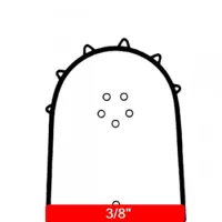 3/8"-os vezetőlapok