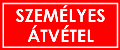 Személyes átvétel a raktárunkban